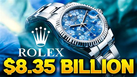 rolex company value|rolex net worth.